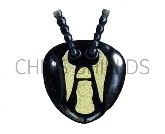 Illustration of Common Masked Bee (Hylaeus communis) (#0401)