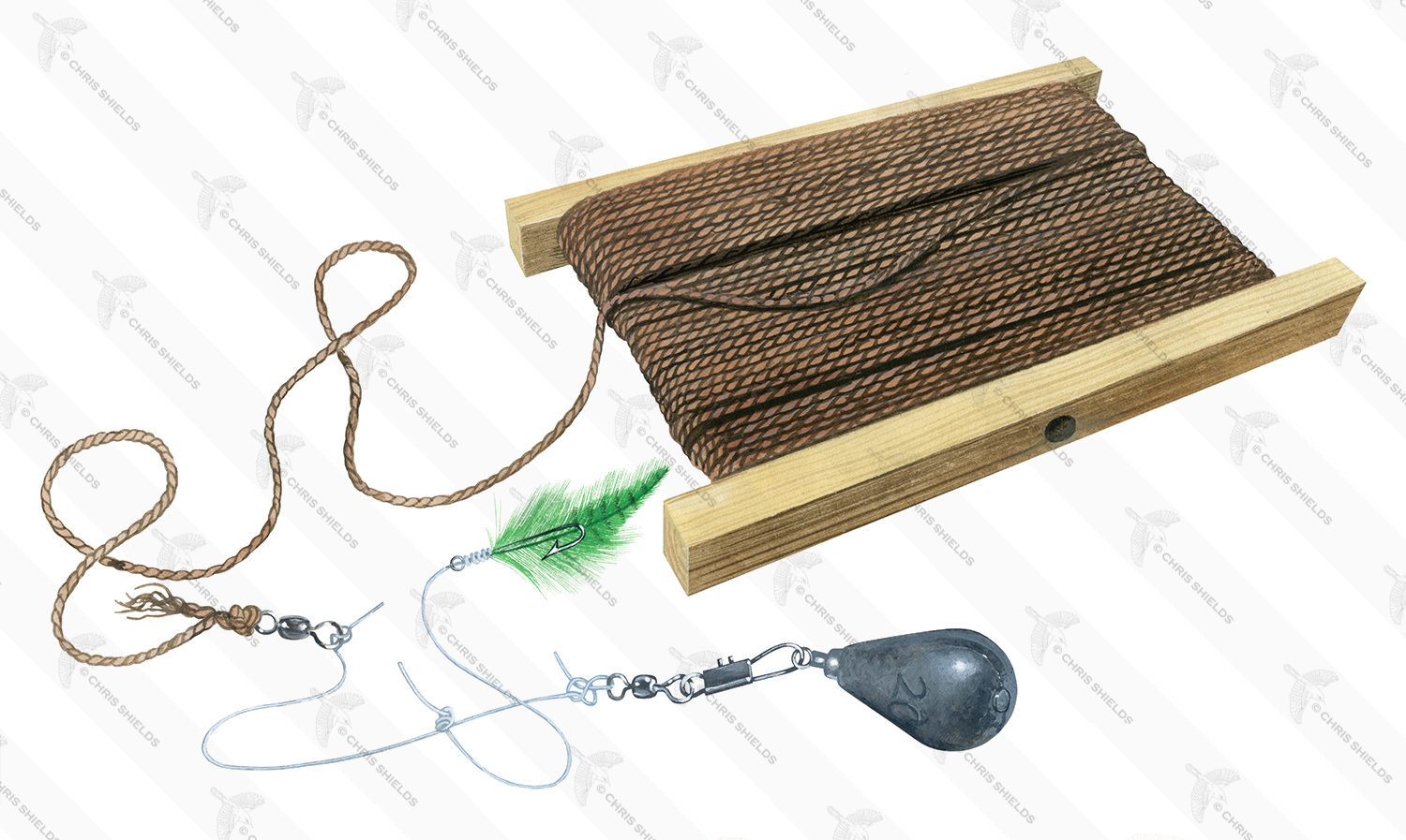 Illustration of Fishing Line (#4583)