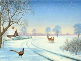 Illustration of Winter Snow Scene (#0518)